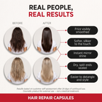 Hair Care Capsules for Smooth, Shiny, Frizz Control