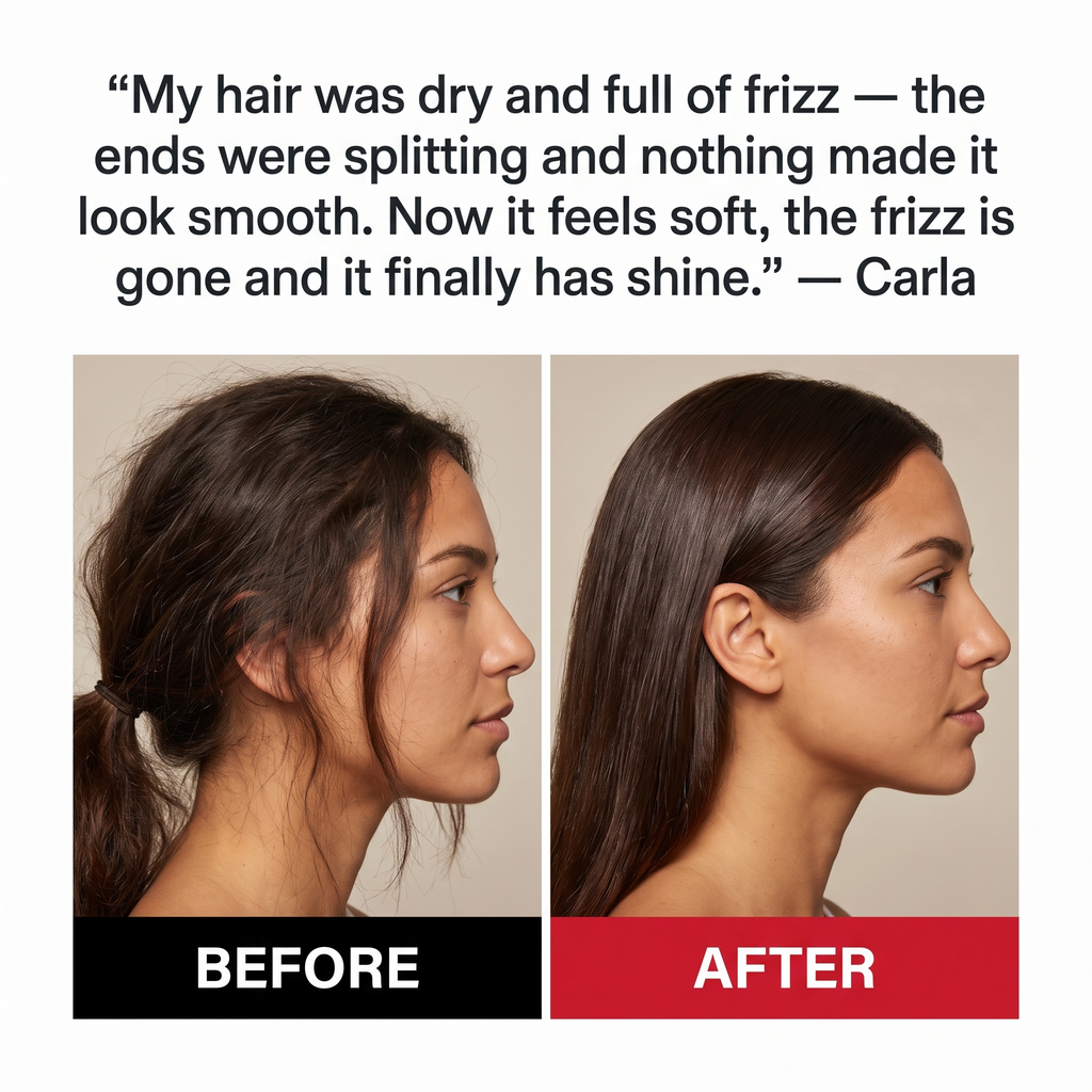 Hair Care Capsules for Smooth, Shiny, Frizz Control